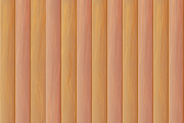 Holztapete für Hintergrund, Tischdetail für Draufsicht dekorieren - Vektor, Bild