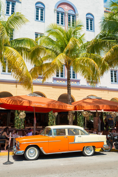 Art Deco architecture at Ocean Drive in South Beach, Miami - Foto, Imagem