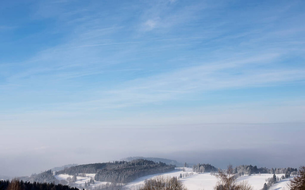 winter landscape in Benecko, Giant Mountains,Czech Republic - Photo, Image