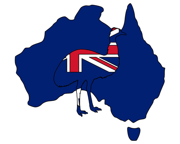 Emú australiano
 - Vector, imagen