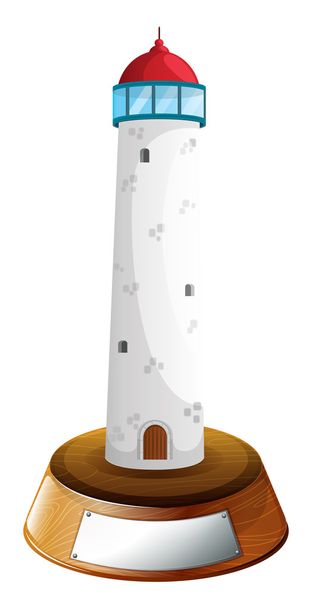 een toren trofee - Vector, afbeelding