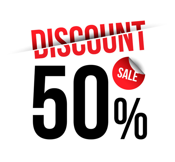 Sale discount text - Vektor, obrázek