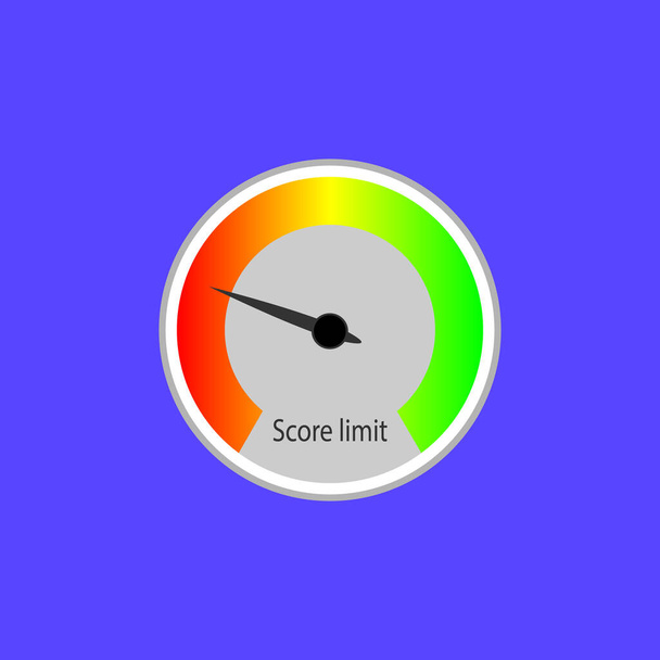 Score limit icon in style flat - Photo, Image