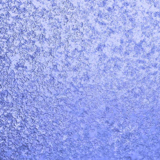 Fondo Nieve húmeda pegada al cristal de la ventana en azul
 - Foto, Imagen