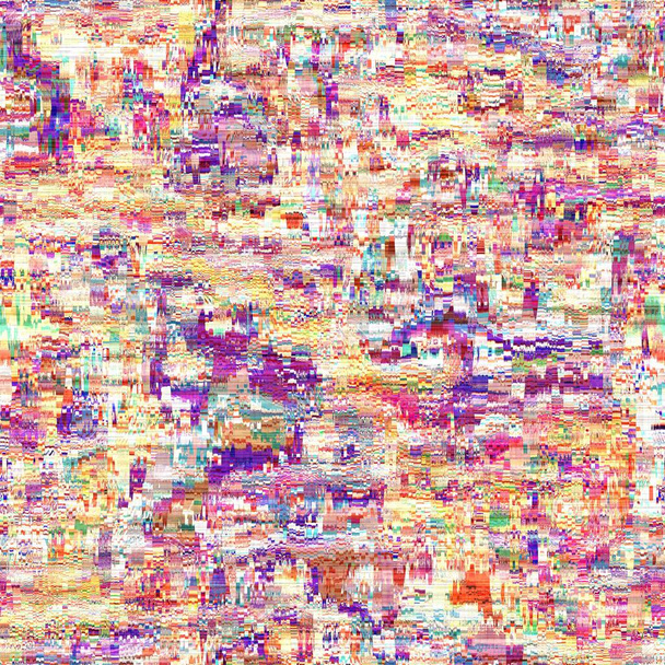 Rainbow camo grunge mash up texture background. Colorful bold irregular distressed seamless pattern. Modern boho dye linen textile. Soft furnishing home decor. Decorative blotch mottled allover print - Photo, Image