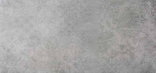 texture de fond en pierre de béton gris avec motifs géométriques - Photo, image