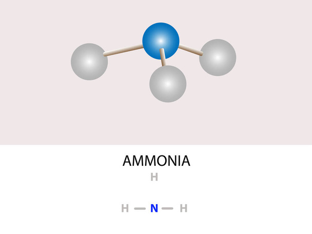 Mozgó atomok és molekulák kölcsönhatásba lépnek egymással. Atomfizika, nanotechnológia. etil-alkohol  - Vektor, kép