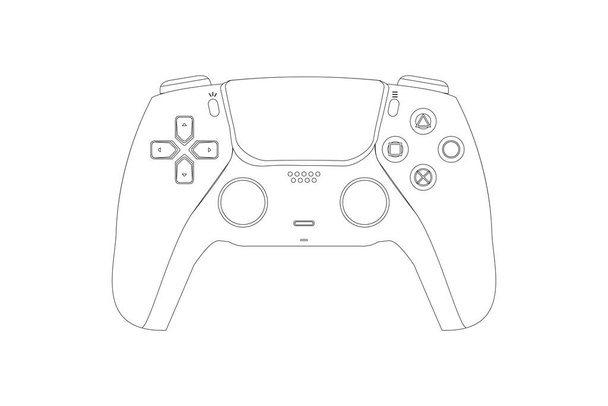 design de ilustração de ícone de vetor gamepad - Vetor, Imagem