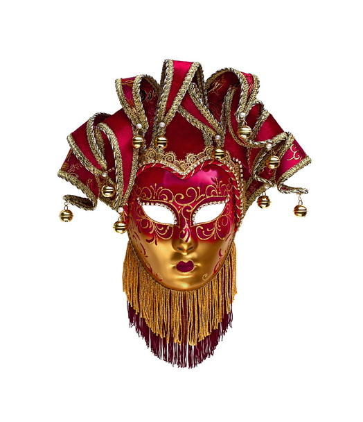 Venezianische Maske - isoliert - Foto, Bild