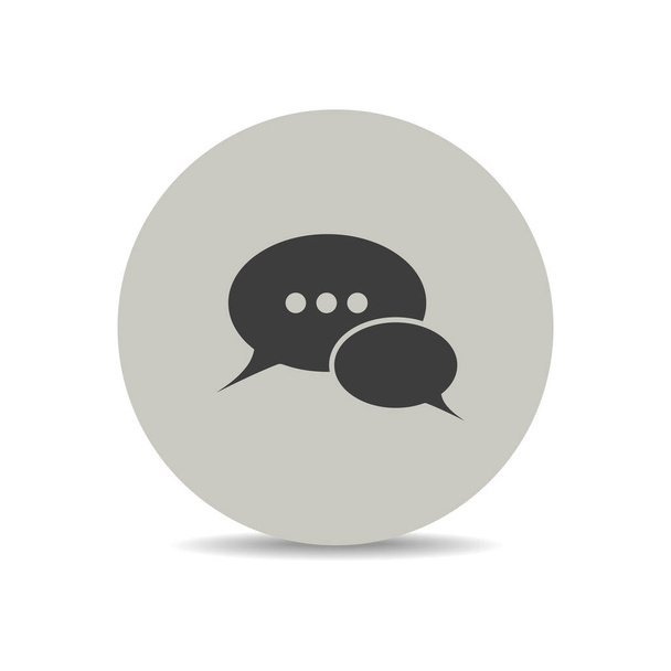 speech bubble, chat, vector icon - Vector, Image