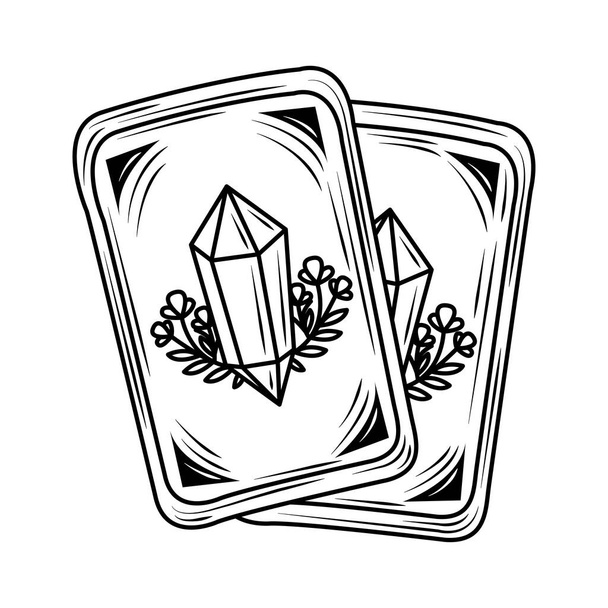 magical tarot cards - Vector, Image