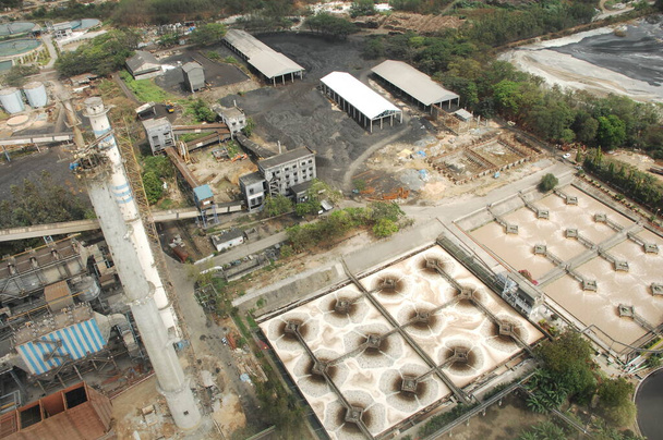 Luchtfoto van Factory in India - Foto, afbeelding