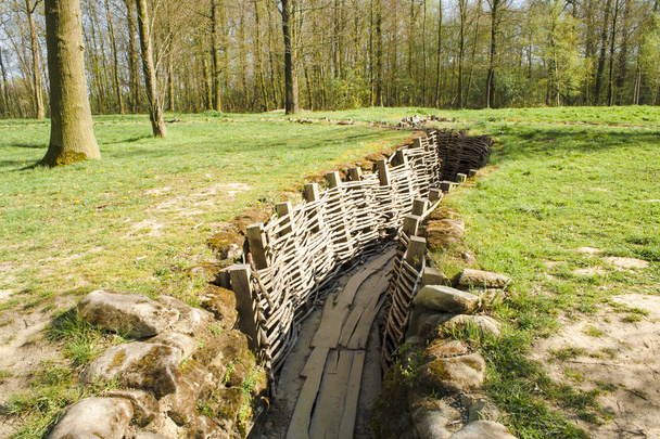 Bayernwald puinen juoksuhauta maailmansodan 1
 - Valokuva, kuva
