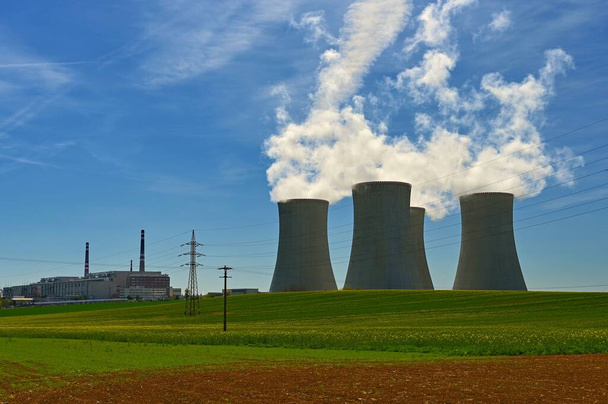 Central Nuclear de Dukovany - República Checa - Foto, Imagem