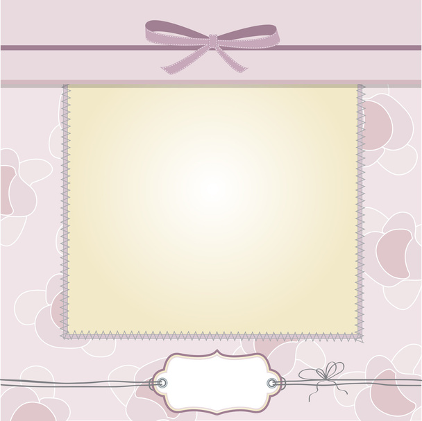Cool template frame design for greeting card - Διάνυσμα, εικόνα