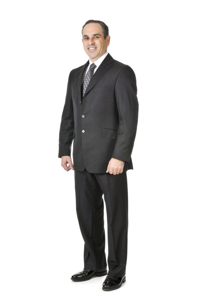 Businessman on white background - Foto, afbeelding