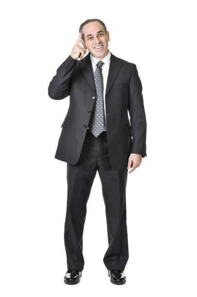 Businessman on white background - Foto, imagen