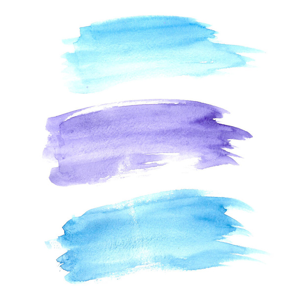 hand drawn abstract watercolor brushstroke - Foto, immagini