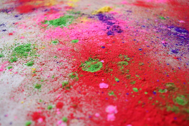 arte hermoso lienzo de polvo de múltiples colores - Foto, imagen