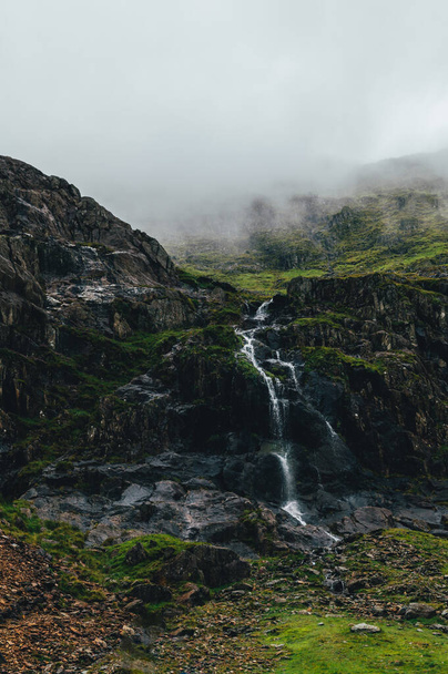 Schönes Landschaftspanorama des Snowdonia Nationalparks in Nordwales, Großbritannien - Foto, Bild