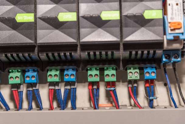 Switches - connection, resistor and circuit - electronics and electrical engineering - Photo, Image