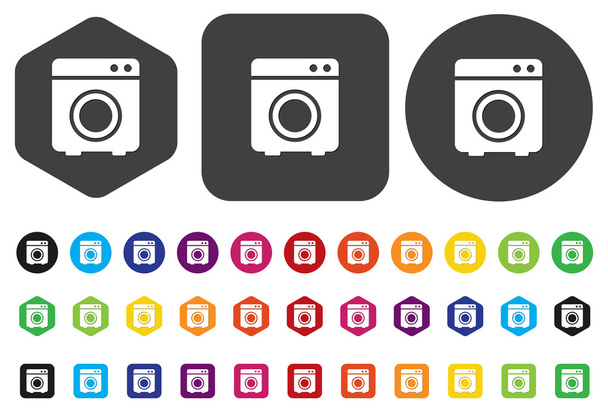 washer button - Vector, Image