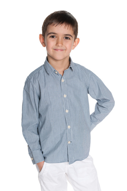 Smiling fashion young boy - Photo, Image