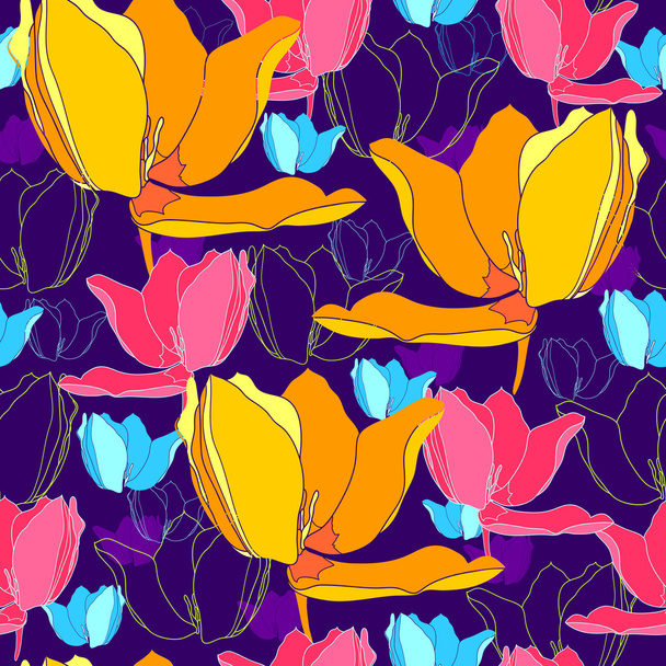 квітковий візерунок безшовні
 - Вектор, зображення