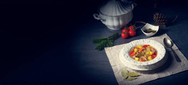kapusniak delicious polish sauerkraut soup - Valokuva, kuva