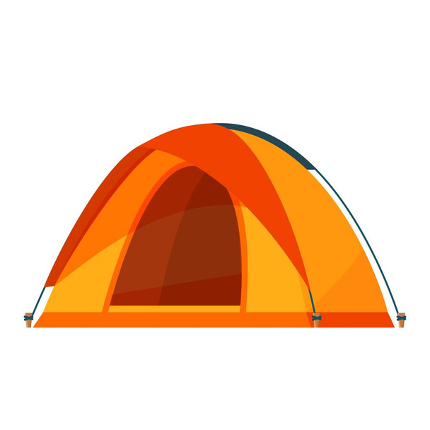 Tent camping in outdoor travel - Vektor, obrázek
