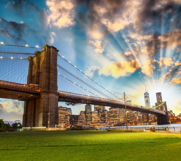 Manhattan de Brooklyn Bridge Park
. - Foto, Imagem