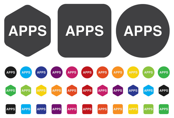 apps pictogram - Vector, afbeelding