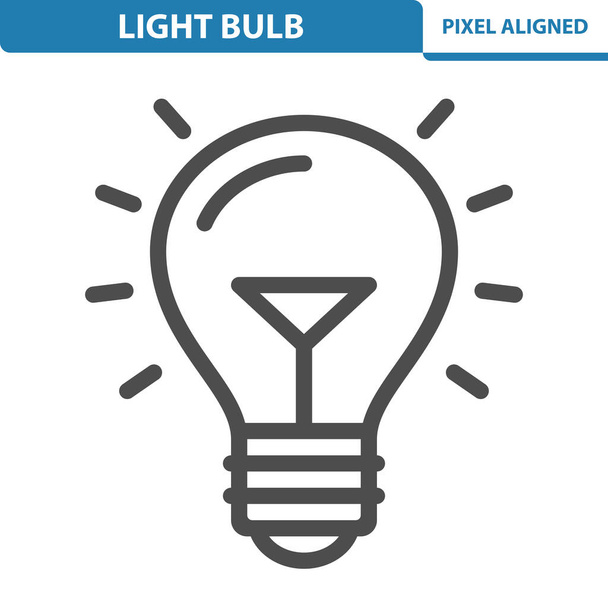 Light Bulb, Electricity Icon - Vector, Image