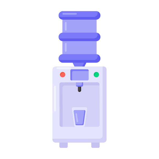 coffee maker icon. outline illustration of water heater vector icons for web - Вектор,изображение