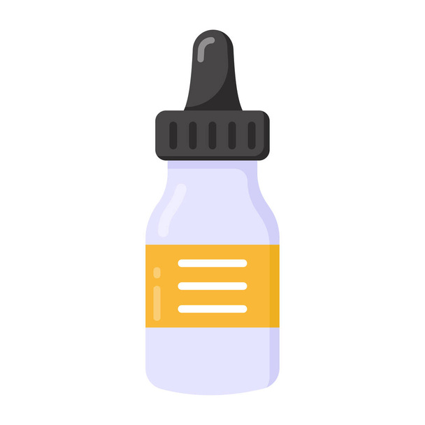 bottle jar icon. cartoon of baby feeding vector icons for web design isolated on white background - Vektör, Görsel