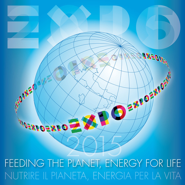 EXPO 2015万博 2015 - ベクター画像