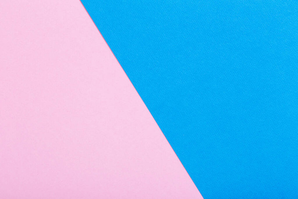 background of pink and blue sheets of paper - Foto, Imagem