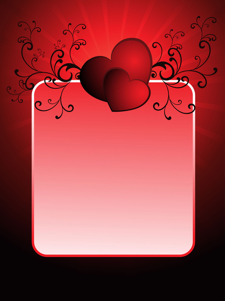 Astratto sfondo marrone raggi con carta decorata per il giorno di San Valentino
 - Vettoriali, immagini