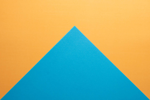 Origami, color, paper, sheet, Light blue and orange - Fotoğraf, Görsel