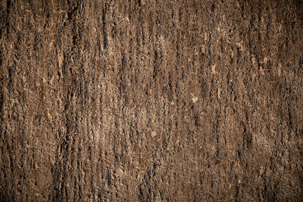 Fond brun naturel vieilli par des phénomènes naturels et le temps. Revêtement de construction. - Photo, image