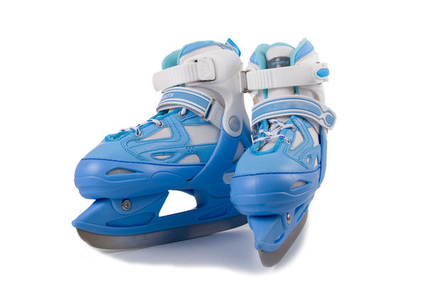 Blue children's skates - Zdjęcie, obraz