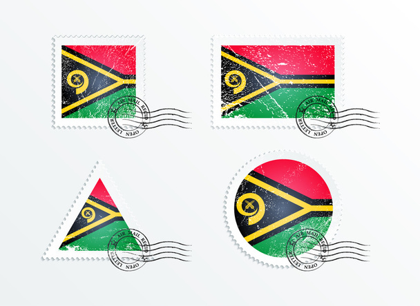 Прапор Вануату
 - Вектор, зображення