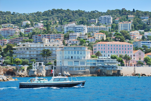 a kikötőre és a port, Nizza, Franciaország. - Fotó, kép