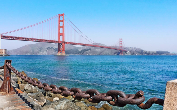 Γέφυρα Golden Gate στο Σαν Φρανσίσκο - Φωτογραφία, εικόνα