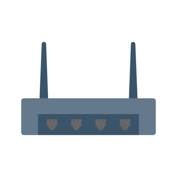 Internet modem, Color Vector Icon which can easily modify or edit - Vector, Image