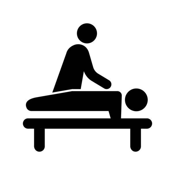 Massagem corporal Ícone de vetor isolado que pode facilmente modificar ou editar - Vetor, Imagem