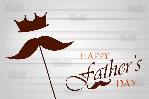 Happy Fathers Day holiday celebration greetings background - Διάνυσμα, εικόνα