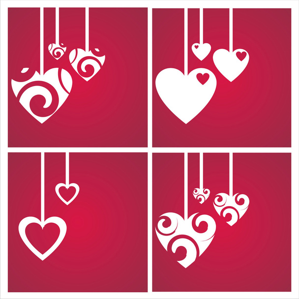 St. valentine's day backgrounds - Vector, Image