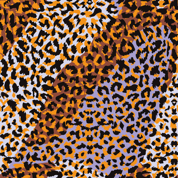 diseño de patrón de leopardo animal print vector - Vector, Imagen