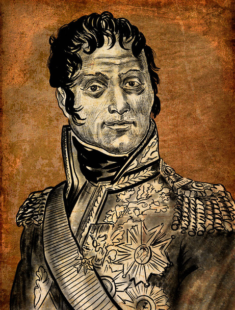 Andr Massna, 1. vévoda z Rivoli, 1. princ z Esslingu byl francouzským vojenským velitelem během francouzských revolučních válek a napoleonských válek. - Fotografie, Obrázek